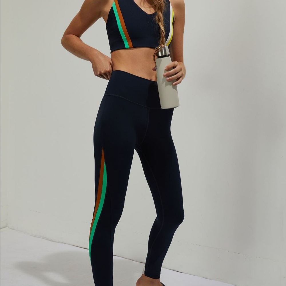 Split59 Navy Pierce High Waist 7/8 Legging